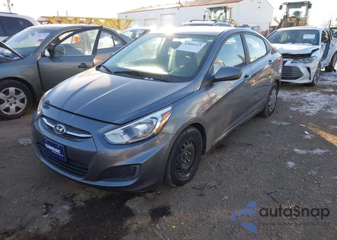 2017 Hyundai Accent Se из США, поврежденный, VIN KMHCT4AE4HU212941